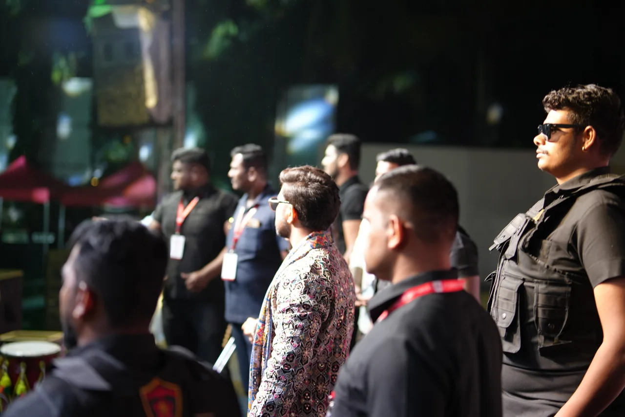 R CORPS personnel attending an outdoor event